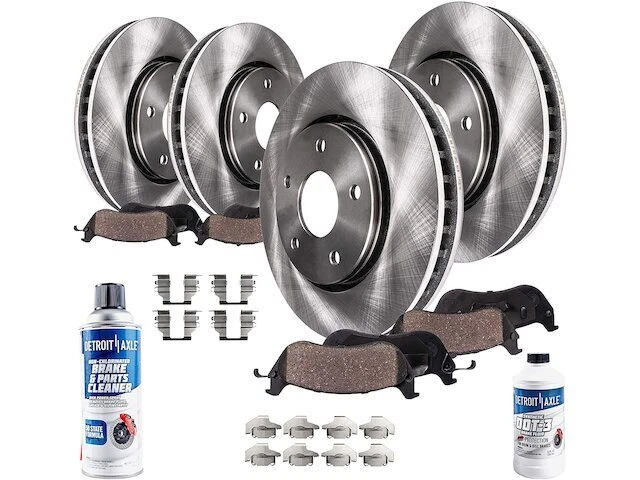 Front and Rear Brake Pad and Rotor Kit fits Toyota Sequoia 2008-2021 62ZQFR - Image 1 of 1