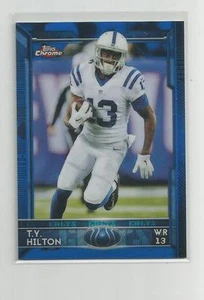 Topps Chrome T.Y. 2015 HILTON rifrattore blu 154/199 - Foto 1 di 1