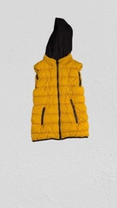 Appaman Jacket Vest Kids 12 Yellow And Black Puffer - Picture 1 of 6