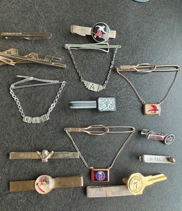 Vintage Tie Bar SNAP-ON TOOLS Swank Hickok 50s lot of 14 Bowling PBA - Picture 1 of 9