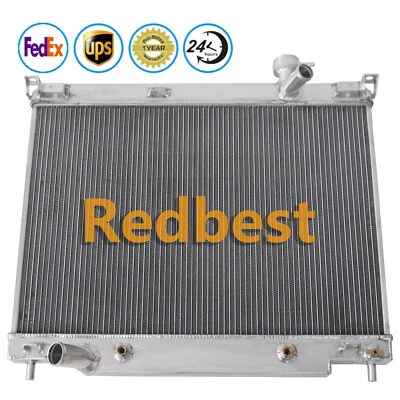 Radiador de alumínio 3 fileiras para Chevy Trailblazer GMC Envoy Buick Rainier 4.2L L6 #2458 - Imagem 1 de 4
