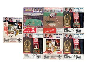 1982-1986 St. Louis Cardinals Unscored Scorecards ( HERR, COLEMAN AUTOGRAPHS !!) - Picture 1 of 1