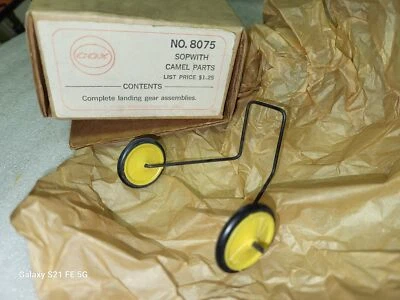 NOS Cox Sopwith Camel Landing Gear Set in box #8075 - Image 1 of 2