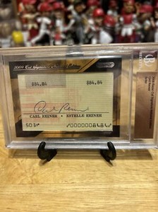 CARL REINER 2009 RAZOR CUT SIGNATURE EDITION TV LEGENDS Autograph Dick Van Dyke