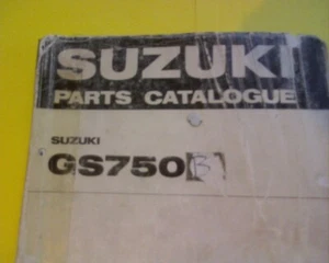 Suzuki GS750 B, GS 750, GS750B Motorcycle, FACTORY PARTS MANUAL / BOOK 1976 1st - Picture 1 of 7