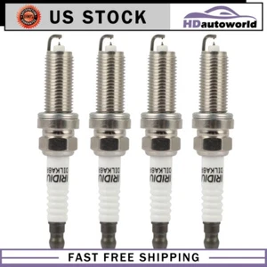For 2015-2018 Chevrolet City Express 2.0L L4 4pc Iridium & Platinum Spark Plugs - Picture 1 of 5