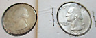 washington quarter silver, (1) 1958d, (1) 1964, m391