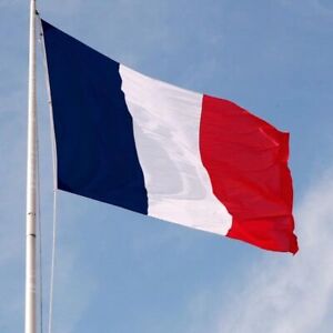 90x150cm Frankreich Französische Flagge 3X5ft Banner Messingösen JY