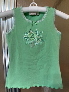 Girl's Green Place Sleeveless Top Forever Sweet Sz. 7/8 - Picture 1 of 3