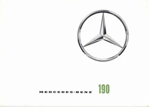 Catalogue brochure Mercedes 190 W110 01/1965 France - Picture 1 of 2