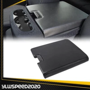 Cubierta de reposabrazos con tapa de consola central negra apta para Chevy Silverado GMC Sierra 07-14 - Imagen 1 de 9