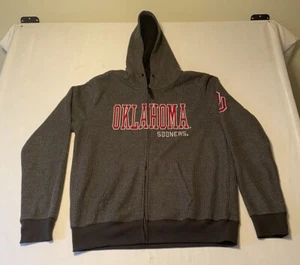 Oklahoma Sooners OU Mens XL Full Zip Colosseum Hoodie Jacket NCAA SEC College - Picture 1 of 10