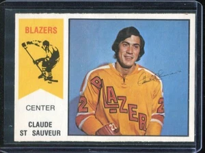 1974 O-PEE-CHEE (OPC) WHA Hockey # 62 Claude St. Sauveur (NM-MT) - Picture 1 of 2