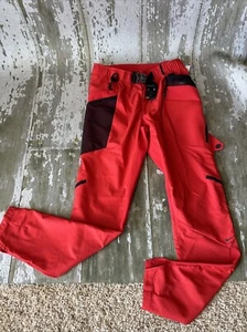 Pantalones para mujer Nike Matthew Williams XS MMW 28x29 malla cinturón pantalón rojo poliéster” - Imagen 1 de 12