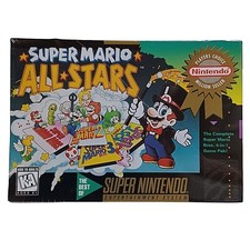Super Mario All Stars Super Nintendo SNES Players Choice Ed 1993 Factory Sealed