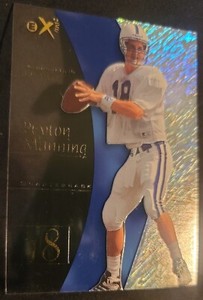 1998 Skybox E X 2001 Peyton Manning ROOKIE CARD #54. NM-MT Condition