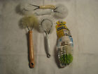 Group of Five NEW Scrub Brushes Dish, Sink, Glass & Vegetable