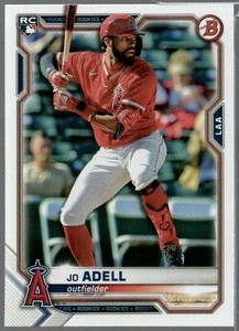 2021 Bowman Rookie Jo Adell No. 10 Los Angeles Angels