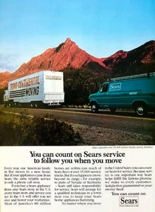 SEARS APPLIANCES—SERVICE VAN—ORIGINAL 1982 MAGAZINE ADVERTISEMENT—PRINT AD - Picture 1 of 1