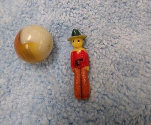 vintage Cracker Jack charm prize Celluloid Plastic Cowboy - Picture 1 of 2