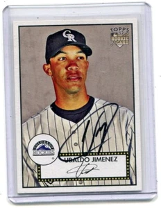 Ubaldo Jimenez 2007 Topps 52 Rookies #160 Card Autograph Signed Colorado Rockies - Picture 1 of 1