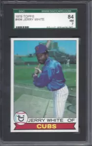 Tarjeta de béisbol 1979 Topps #494 Jerry White Chicago Cubs clasificación SGC 7 - Imagen 1 de 2