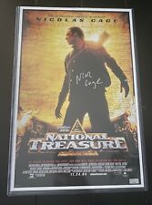 Nicholas Cage Signed National Treasure Autographed 11x17 Poster COA
