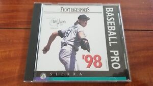 Front Page Sports: Baseball Pro '98 (PC, 1998) - Randy Johnson Cover - CD ROM
