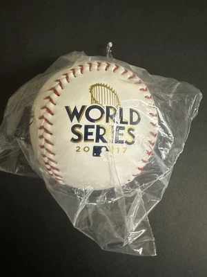 Unopened Official 2017 World Series Baseball Houston Astros Los Angeles Dodgers - Image 1 of 4