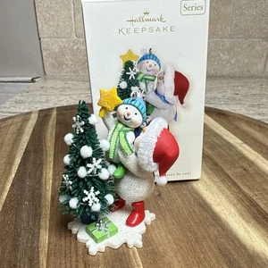 Trimming the Tree Making Memories Hallmark Keepsake Ornament 2008 QX7274 Snowman - Picture 1 of 11