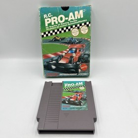 R.C. Pro-Am (Nintendo Entertainment System, NES 1988) con caja RC Pro Am