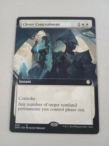 MTG Clever Concealment Extended Art Commander Phyrexia All Will Be One Magic NM - Bild 1 von 2