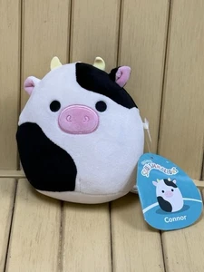 NUEVO Squishmallows 5” pulgadas Connor The Black & White Cow Farm Squad Squishmallow - Imagen 1 de 9