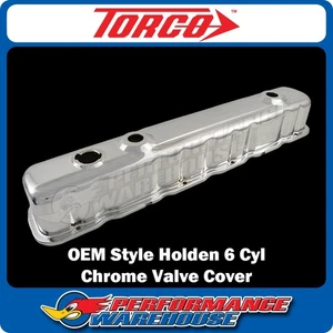 Chromed Steel Holden 6 Cylinder 161 179 186 202 Rocker Cover, OEM Style - Picture 1 of 4