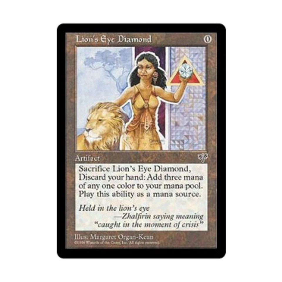 WOTC MtG Mirage Lion's Eye Diamond (R) NM - Image 1 of 1
