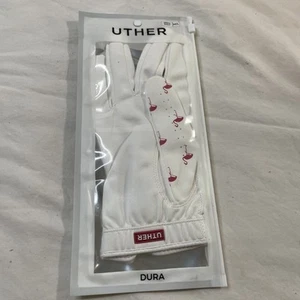 Uther Flamingo Dura Glove Guanto da Golf Uomo Destro Taglia M/L Bianco/Rosa Fenicotteri - Foto 1 di 3
