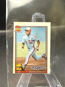 1991 Topps Micro - Delino DeShields #432 - Foto 1 di 2
