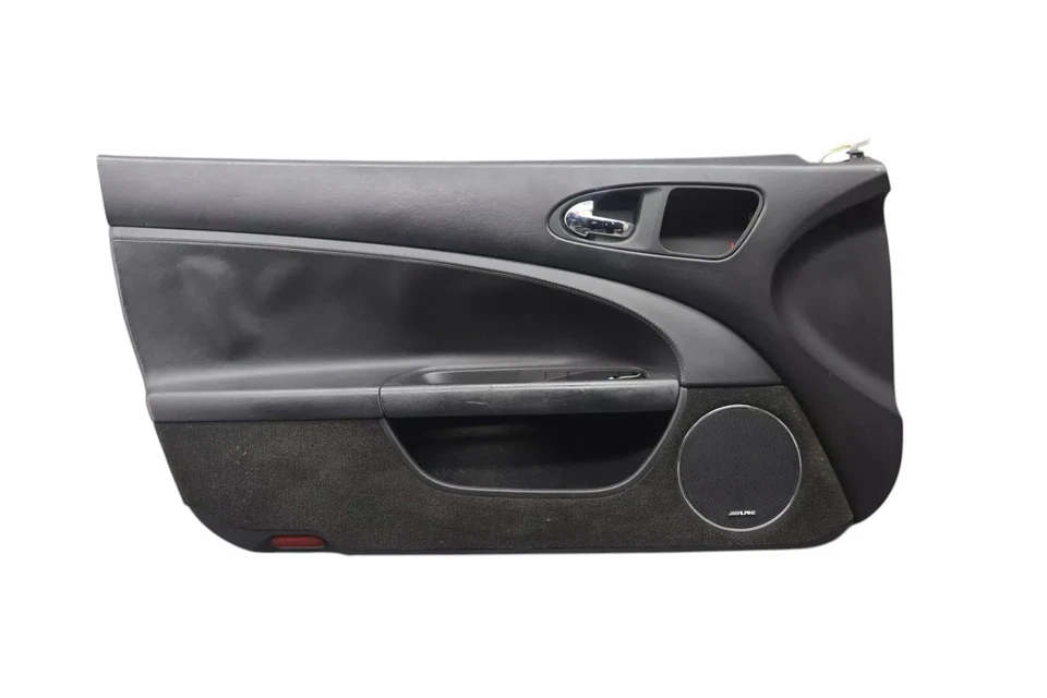07-09 Jaguar XK XKR Front Left Driver Side Interior Door Panel Cover Black Oem - Image 1 of 4