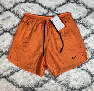 NIKE Dri-Fit Stride Brief Lined 5” Running Shorts Orange Mens S *NEW* FN3391-885 - Picture 1 of 8