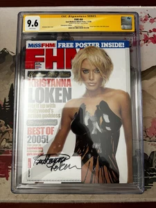 FHM #64 CGC 9.6 Abo Variante signiert von Kristanna Loken 2006 - Bild 1 von 3