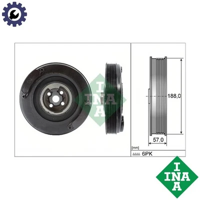 BELT PULLEY CRANKSHAFT 544 0002 10 FOR VW CARAVELLE/EUROVAN/IV/Bus/TRANSPORTER - Image 1 of 4