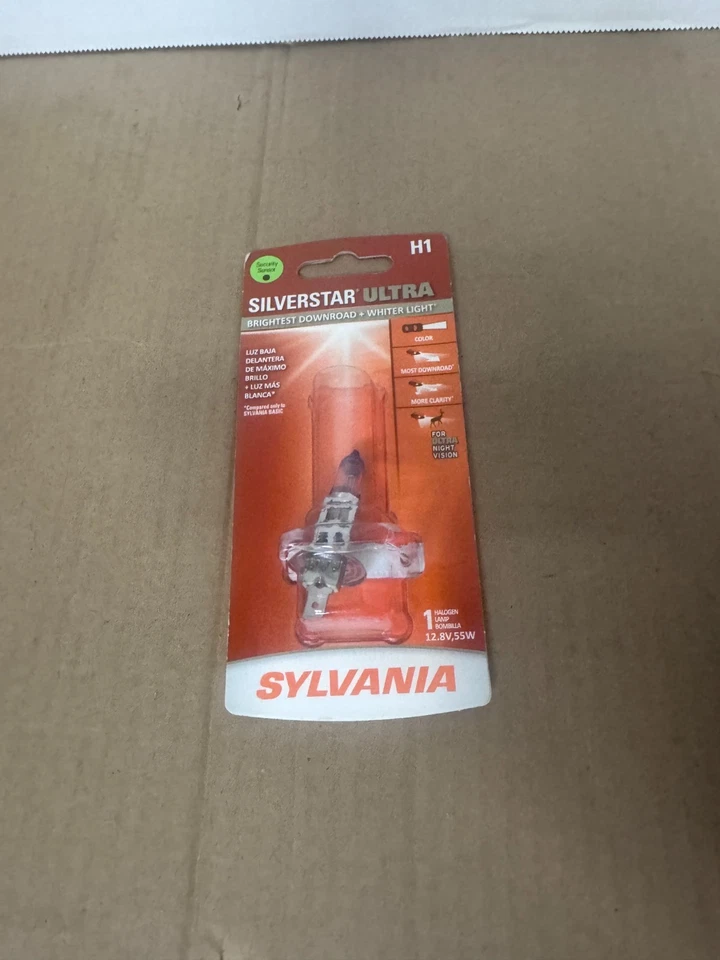 Sylvania H1 SilverStar Ultra High Performance Halogen Headlight (1) Bulb H1SU.BP - Image 1 of 1