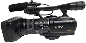 Sony HVR-V1P Professional Video Camera Camcorder With Case Power Tested Only - Picture 1 of 21