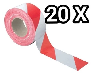 20 x selbstklebendes Gefahrenwarn Bodensperre Sicherheitsband 50 mm x 33 m Rollen - Bild 1 von 6