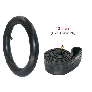 12 Inch Bike Bicycle Inner Tube 12x1.75-2.125 Straight-Schrader Valve Butyl - Picture 1 of 12
