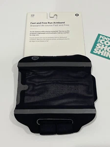 BRACELET LULULEMON FAST FREE NOIR GRIS RÉFLÉCHISSANT LU9AYKS NEUF PETIT MOYEN - Photo 1 sur 5