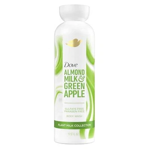 Dove Plant Milk Body Wash Almond Milk & Green Apple 17.5 oz Gentle Moisturizing - Picture 1 of 6