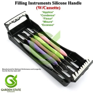 Dental Layering Filling Composite 5Pcs Silicone Handle Box Aesthetic Restoration - Picture 1 of 6