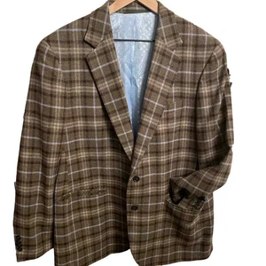 Alexander Julian Handmade Mens Tarheel Sportcoat (Julians Chapel Hill) Cashmere - Picture 1 of 7