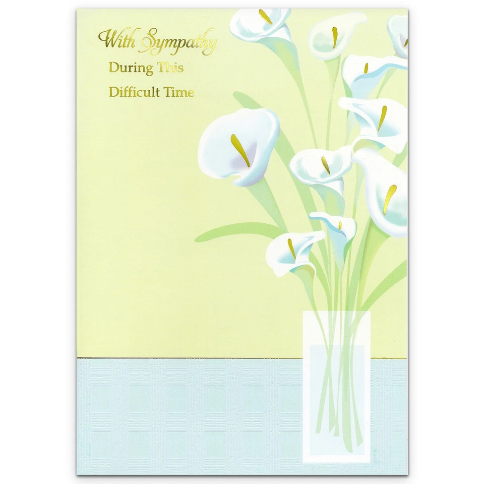 Sincere SYMPATHY & FUNERAL Card, So Sorry For Your Loss by Designer Greetings +✉ - Image 1 of 4
